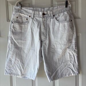 Carrera light gray Y2K Jean shorts size 35 waist